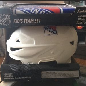 New York Rangers Helmet and Shirt Set